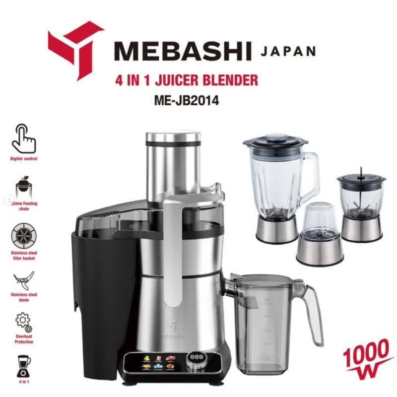 آبمیوه‌گیر چهار کاره مباشی مدل ME-JB2014